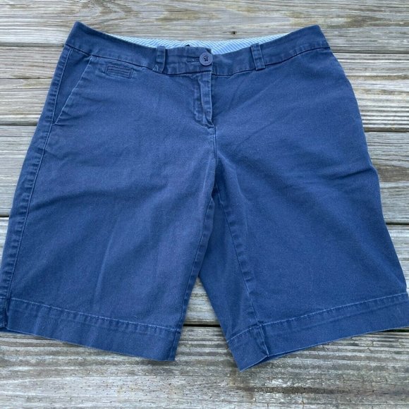 Tommy Hilfiger Pants - Tommy Hilfiger Women Shorts Navy Blue Chino Shorts Size 6
